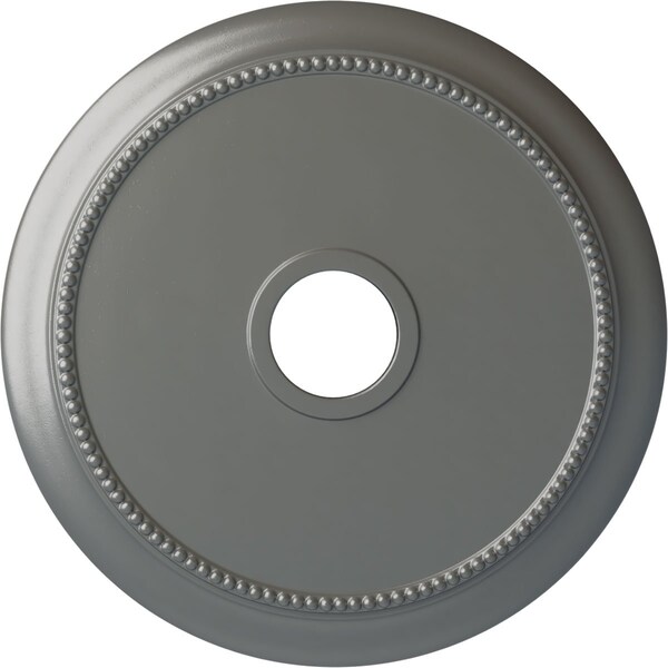 Ekena Millwork Crendon Ceiling Medallion (Fits Canopies up to 4 3/8"), 24 1/8"OD x 4 3/8"ID x 2 1/4"P, Silver CM24CRSLS - main